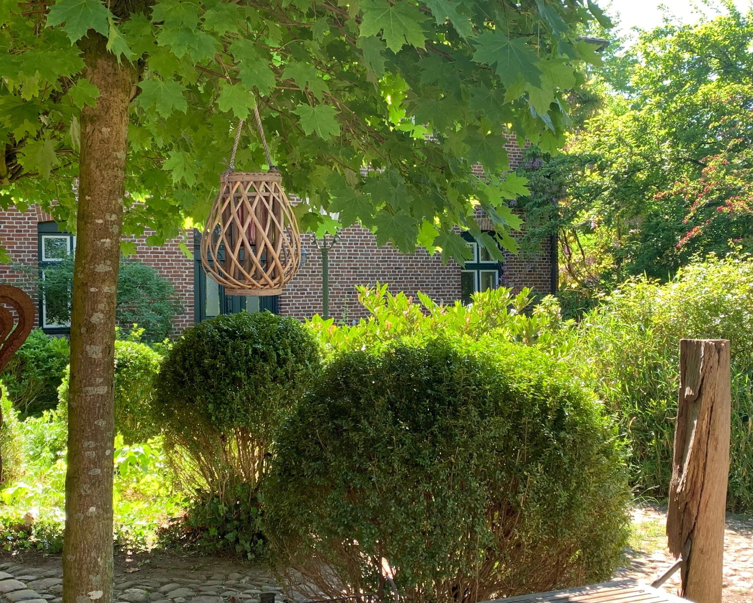 Kinder beim Spielen im Garten von Tammy's Kids